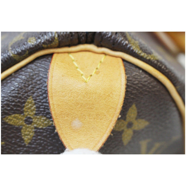 Elegant Speedy 25 Monogram Canvas Satchel Bag