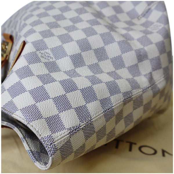 Louis Vuitton Salina PM Damier Azur Shoulder Bag - white checks