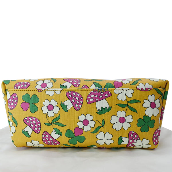 GUCCI Girls Floral Printed GG Coated Canvas Backpack Multicolor 271327