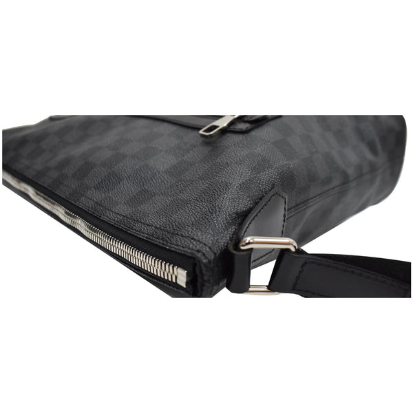 LOUIS VUITTON Mick GM Damier Graphite Messenger Crossbody Bag Black