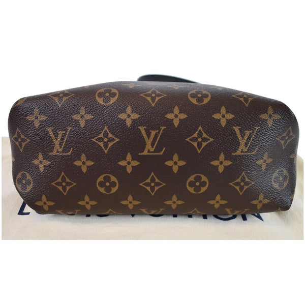 LOUIS VUITTON Flower Zipped PM Monogram Canvas Tote Bag Brown