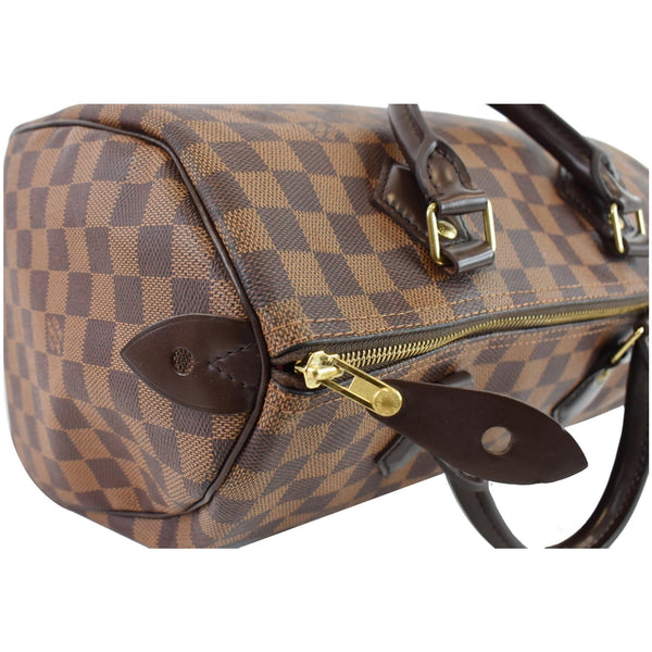 LOUIS VUITTON Speedy 30 Damier Ebene Satchel Bag Brown