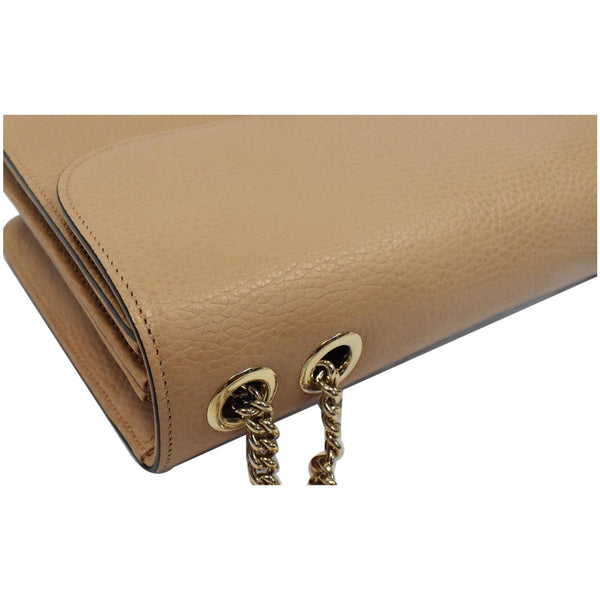 Gucci Interlocking GG Shoulder Bag Brown at Dallas Designer