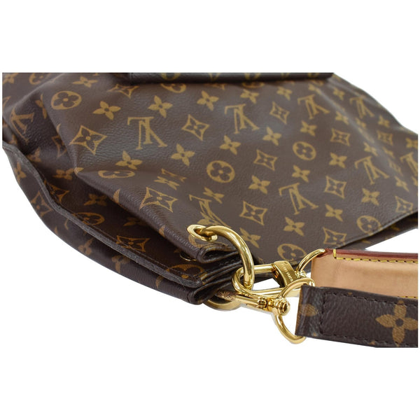 Louis Vuitton Metis Hobo Monogram Canvas Shoulder Bag - top brown handles