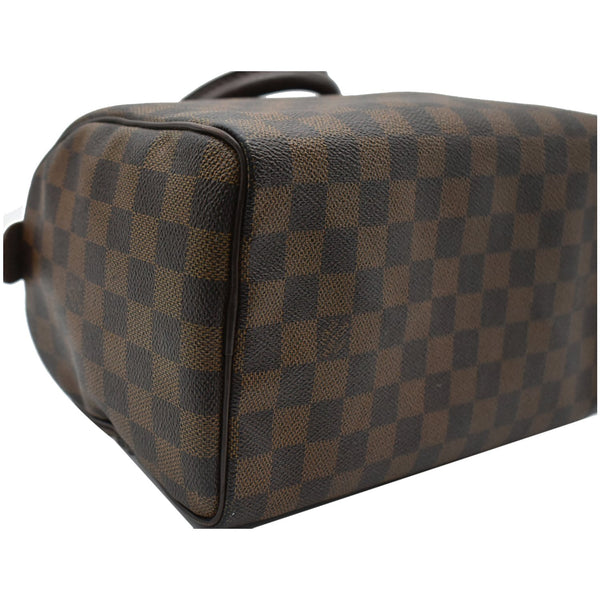 LOUIS VUITTON Speedy 25 Damier Ebene Satchel Bag Brown