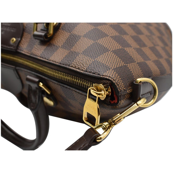 LOUIS VUITTON Siena MM Damier Ebene Shoulder Bag Brown