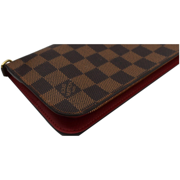 LOUIS VUITTON Insolite Damier Ebene Wallet Brown