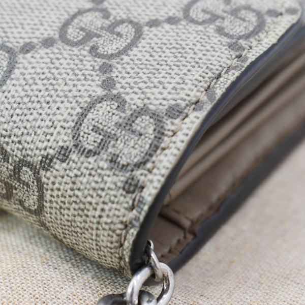 GUCCI GG Supreme Dionysus Chain Wallet Beige | Buy at DDH