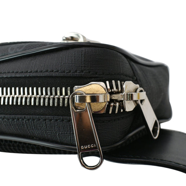 GUCCI GG Supreme Canvas Belt Bumbag Black 474293