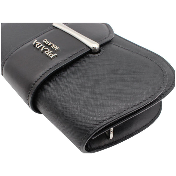 Prada City Sidonie Small Leather Crossbody Bag side prerview