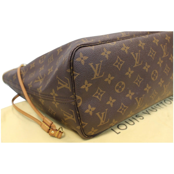 Louis Vuitton Neverfull MM Monogram Canvas Brown Bag