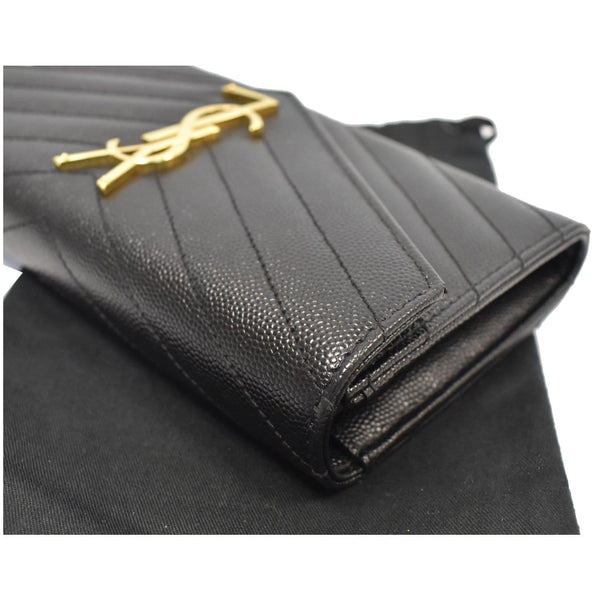 Yves Saint Laurent Large Wallet Black flap mini
