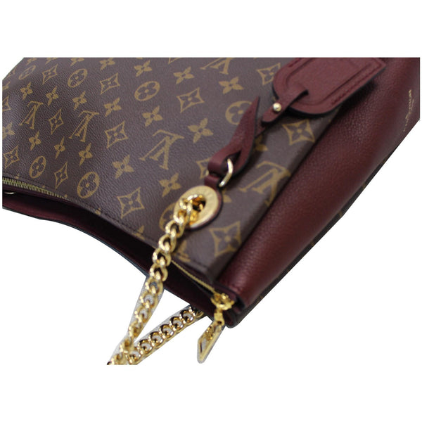 LOUIS VUITTON Surene MM Monogram Canvas Shoulder Bag Bordeaux