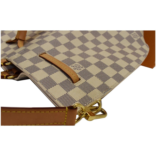 LOUIS VUITTON Girolata Damier Azur Shoulder Bag White