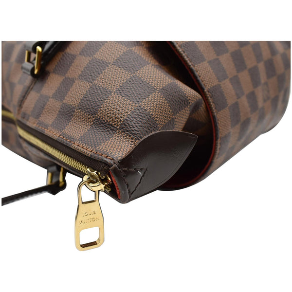 LOUIS VUITTON Totally MM Damier Ebene Shoulder Bag Brown