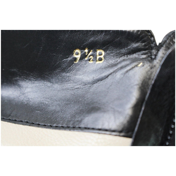 Chanel Ankle Leather Zip Boots Women Size US 9.5