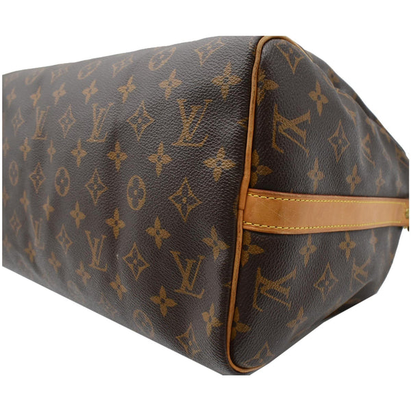 LOUIS VUITTON Speedy 30 Bandouliere Monogram Canvas Shoulder Bag Brown