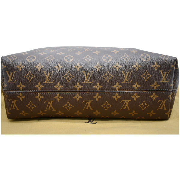 LOUIS VUITTON Graceful MM Monogram Canvas Shoulder Bag Brown