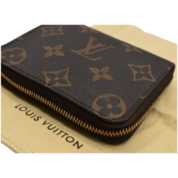 LOUIS VUITTON Monogram Canvas Zippy Coin Purse Brown