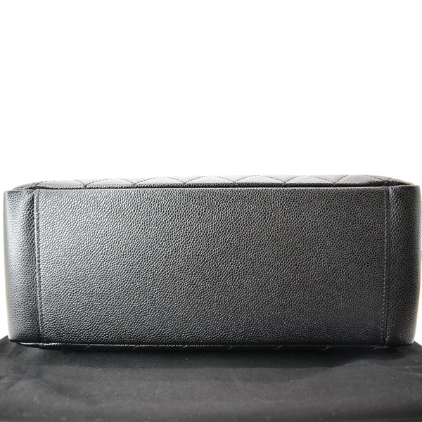 CHANEL Grand Shopping GST Caviar Leather Tote Bag Black