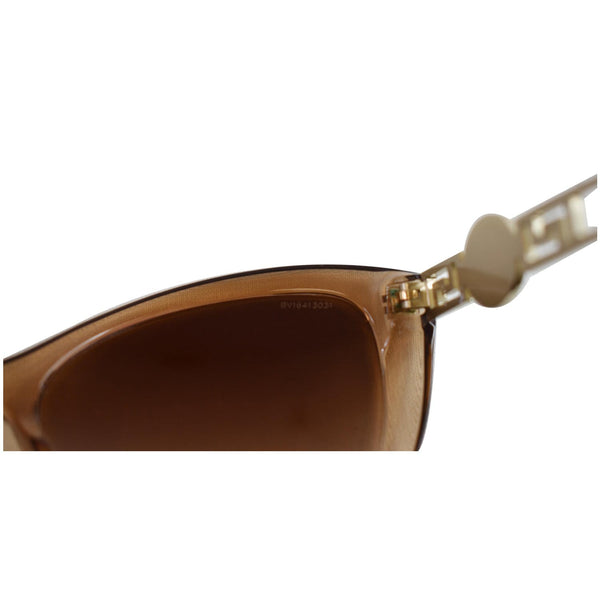 VERSACE Cat Eye VE4295 Plastic Transparent Metal Sunglasses Brown