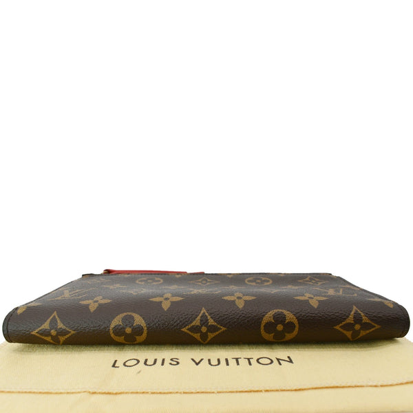 LOUIS VUITTON Adele Monogram Canvas Wallet Brown