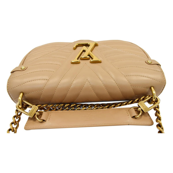 Louis Vuitton New Wave Chain MM Calfskin Leather Bag - lv logo on front