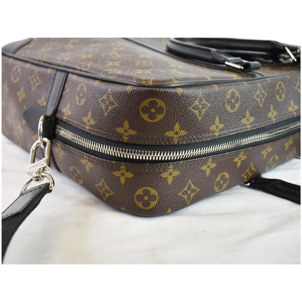 LOUIS VUITTON Porte Documents Voyage PM Monogram Canvas Briefcase Bag Brown