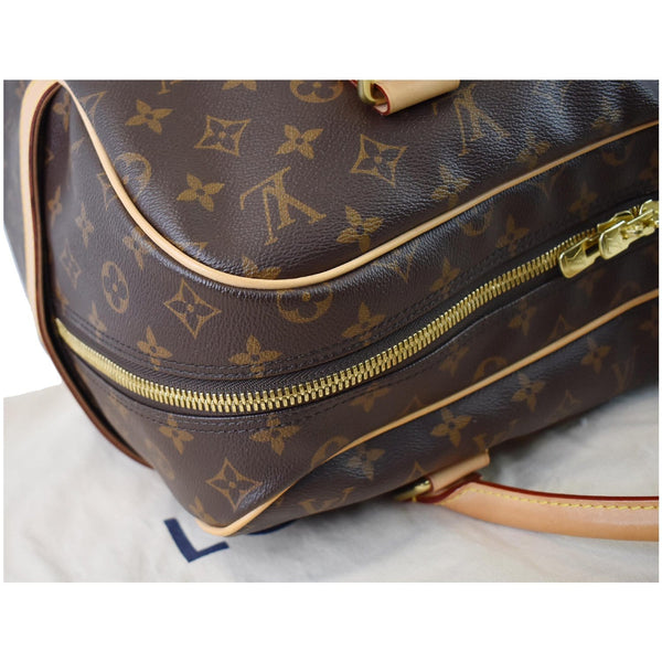 LOUIS VUITTON Carryall Monogram Canvas Satchel Bag Brown