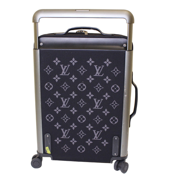 lv Horizon Soft 55 Knit Rolling Luggage Dark Blue