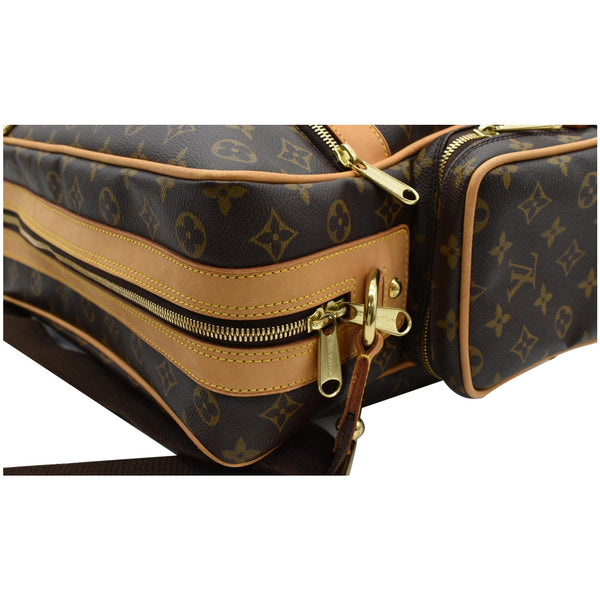 LOUIS VUITTON Sac Squash Monogram Canvas Shoulder Bag Brown