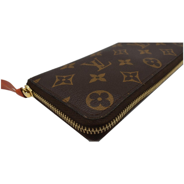 Louis Vuitton Clemence Monogram Canvas Zippy Wallet