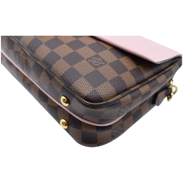 LOUIS VUITTON Clapton Damier Ebene Crossbody Bag Magnolia