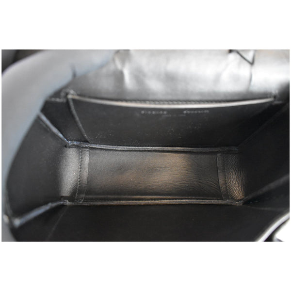 PROENZA SCHOULER Hava Whipstitch Leather Chain Shoulder Bag Navy Blue