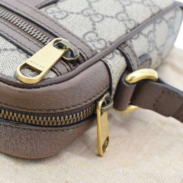 GUCCI Ophidia GG Supreme Canvas Shoulder Bag Beige 598127