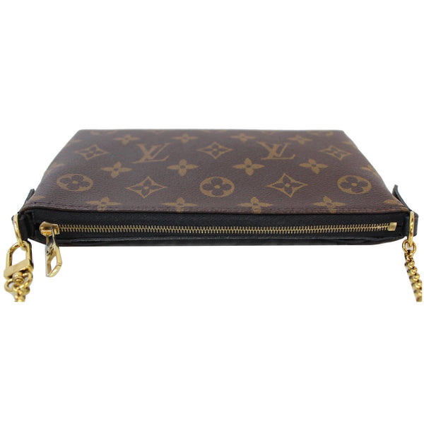 Louis Vuitton Pallas Monogram Canvas Zip Closure Bag