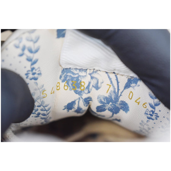 Gucci Rhyton NY Yankees Calfskin Leather Sneakers White - item serial number