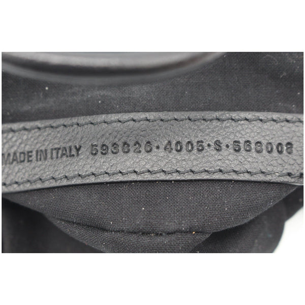 BALENCIAGA Leather Phone Holder Shopping Tote Shoulder Bag Sky Blue