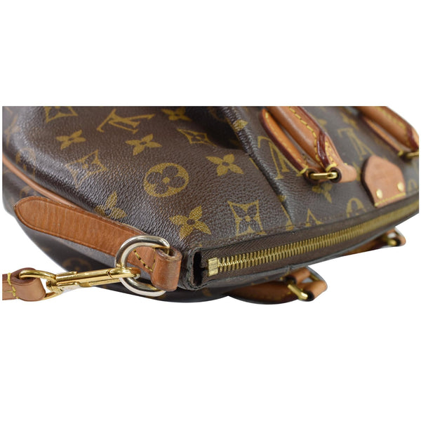 Louis Vuitton Monogram Canvas Turenne MM 2Way Bag Brown - top corner close