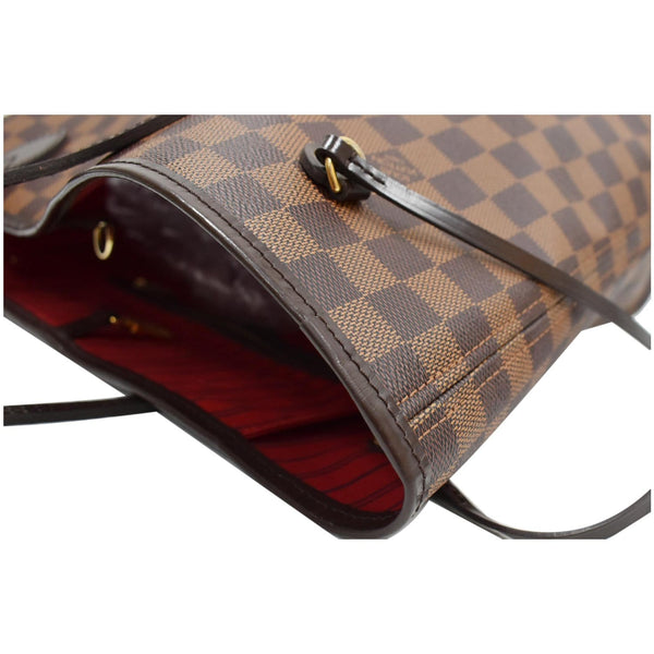Louis Vuitton Neverfull MM Damier Ebene Tote Bag Brown color