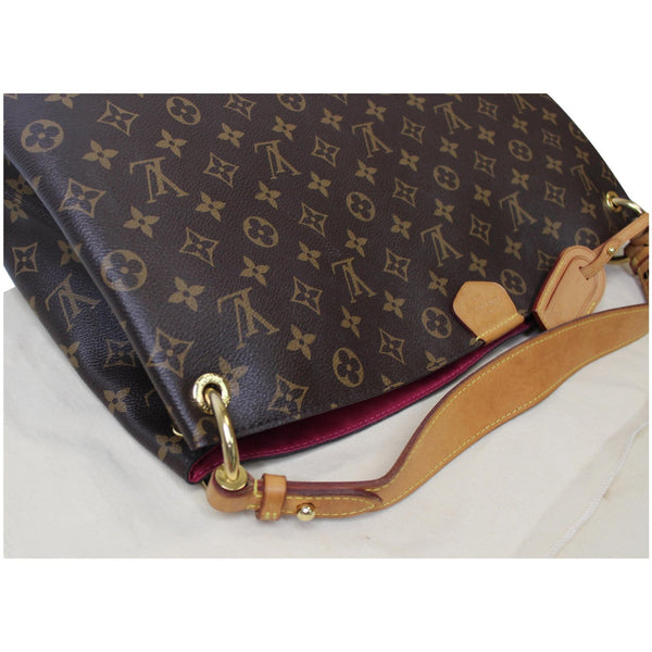 Louis Vuitton Graceful MM Monogram Canvas Bag for women full view