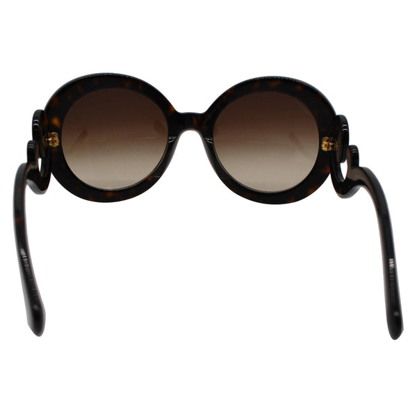 PRADA SPR 27N 2AU-6S1 Baroque Havana Sunglasses Brown Gradient Lens