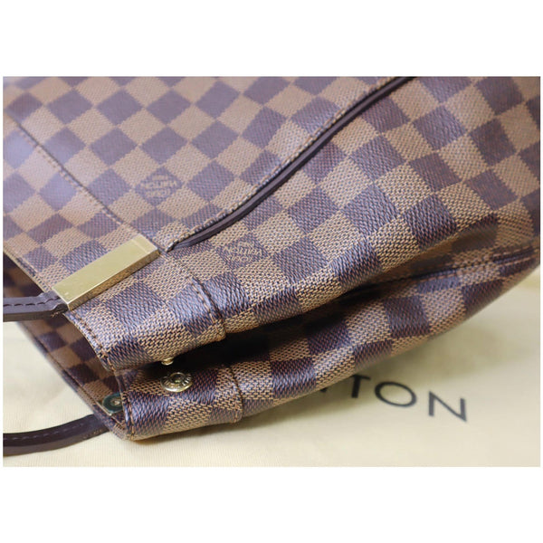 Louis Vuitton Marylebone PM Damier Ebene Satchel Bag left side view