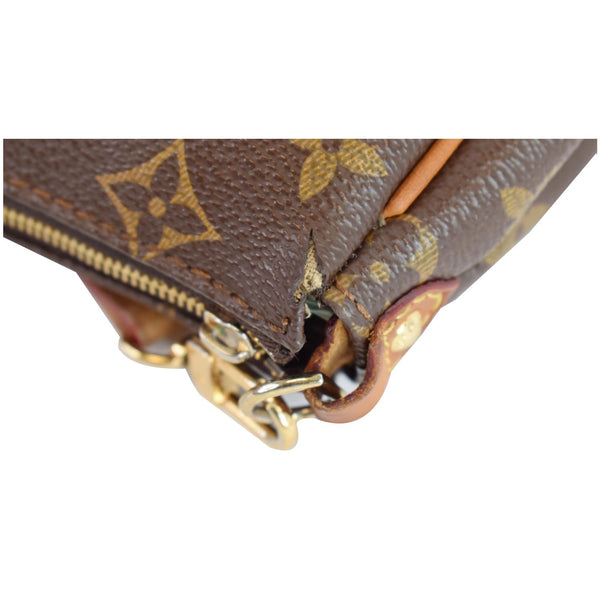 Louis Vuitton Pochette Eva Monogram Canvas Shoulder Bag - used condition