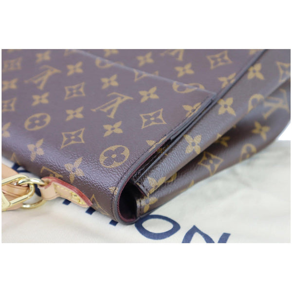 Louis Vuitton Cluny MM Monogram Canvas Satchel Bag corner look