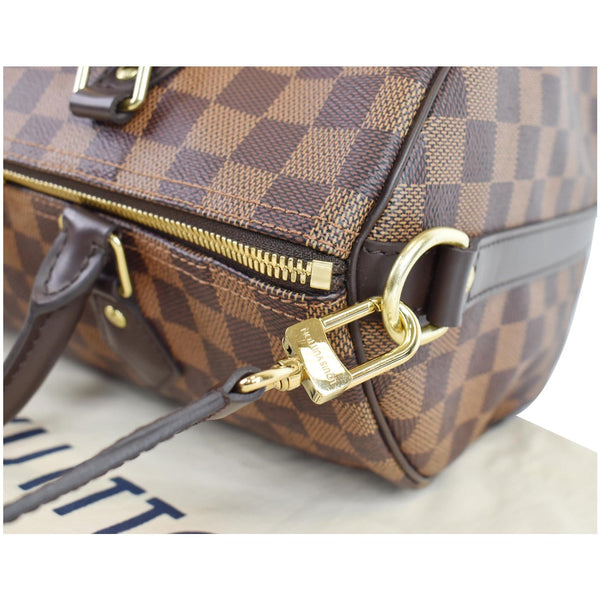 LOUIS VUITTON Speedy 30 Bandouliere Damier Ebene Shoulder Bag Brown