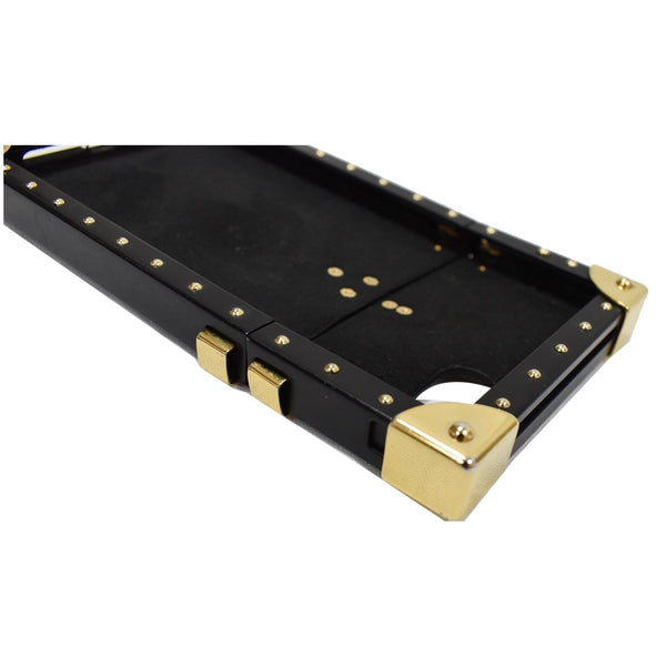 Louis Vuitton Eye Trunk Monogram Canvas iPhone 7 Plus Case - gold corner