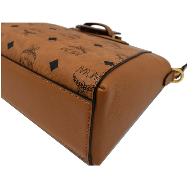 MCM Essential Small Visetos Crossbody Bag Cognac - Buy Now