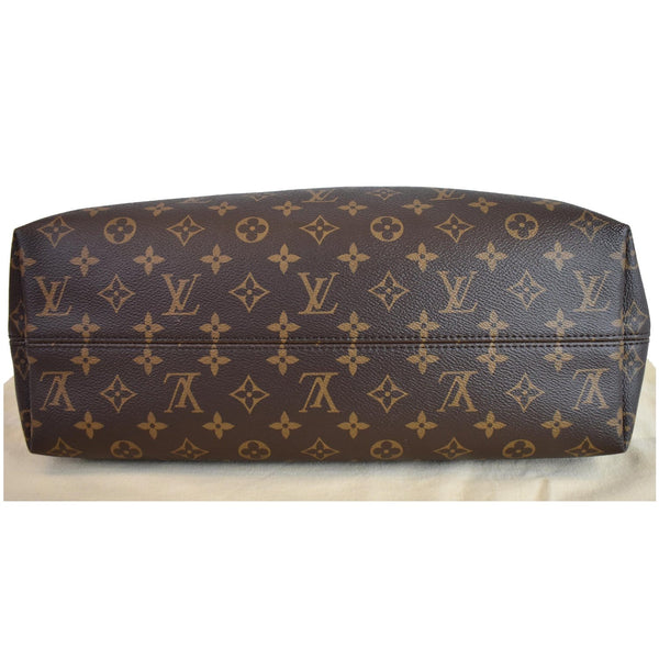 LOUIS VUITTON Graceful MM Monogram Canvas Shoulder Bag Brown