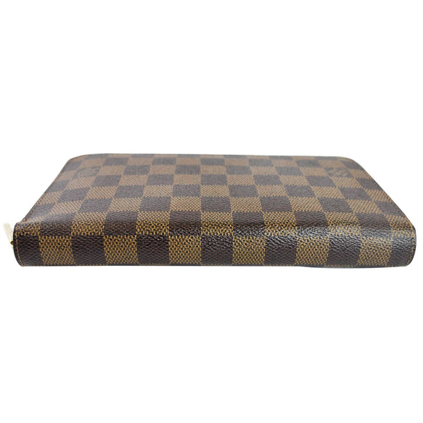 LOUIS VUITTON Zippy Damier Ebene Organizer Wallet Brown